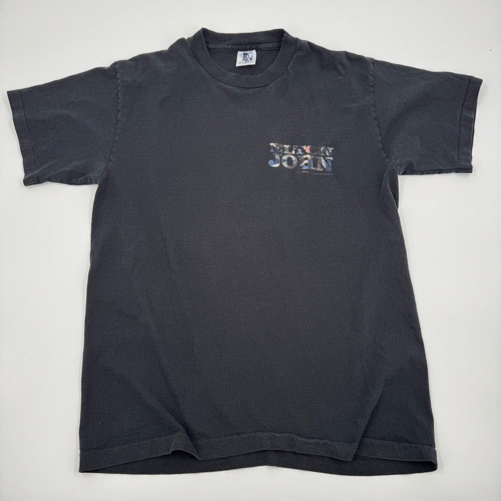 Vintage Elton John Summer‎ of 1994 Tour T-Shirt GEM Black Large Concert Band Tee